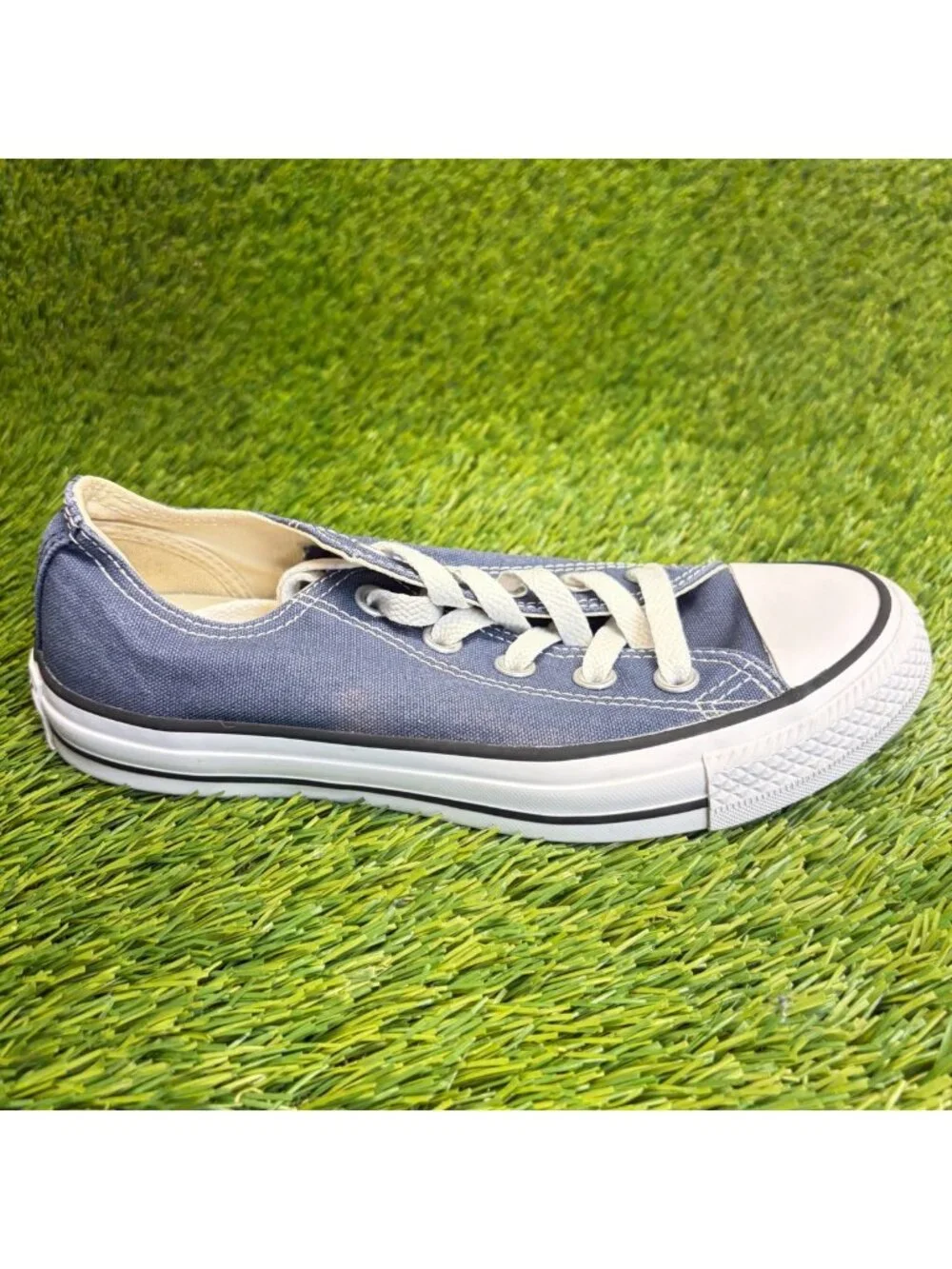 Converse Chuck Taylor All Star Low Womens Size 5 Blue Athletic Shoes Sneakers